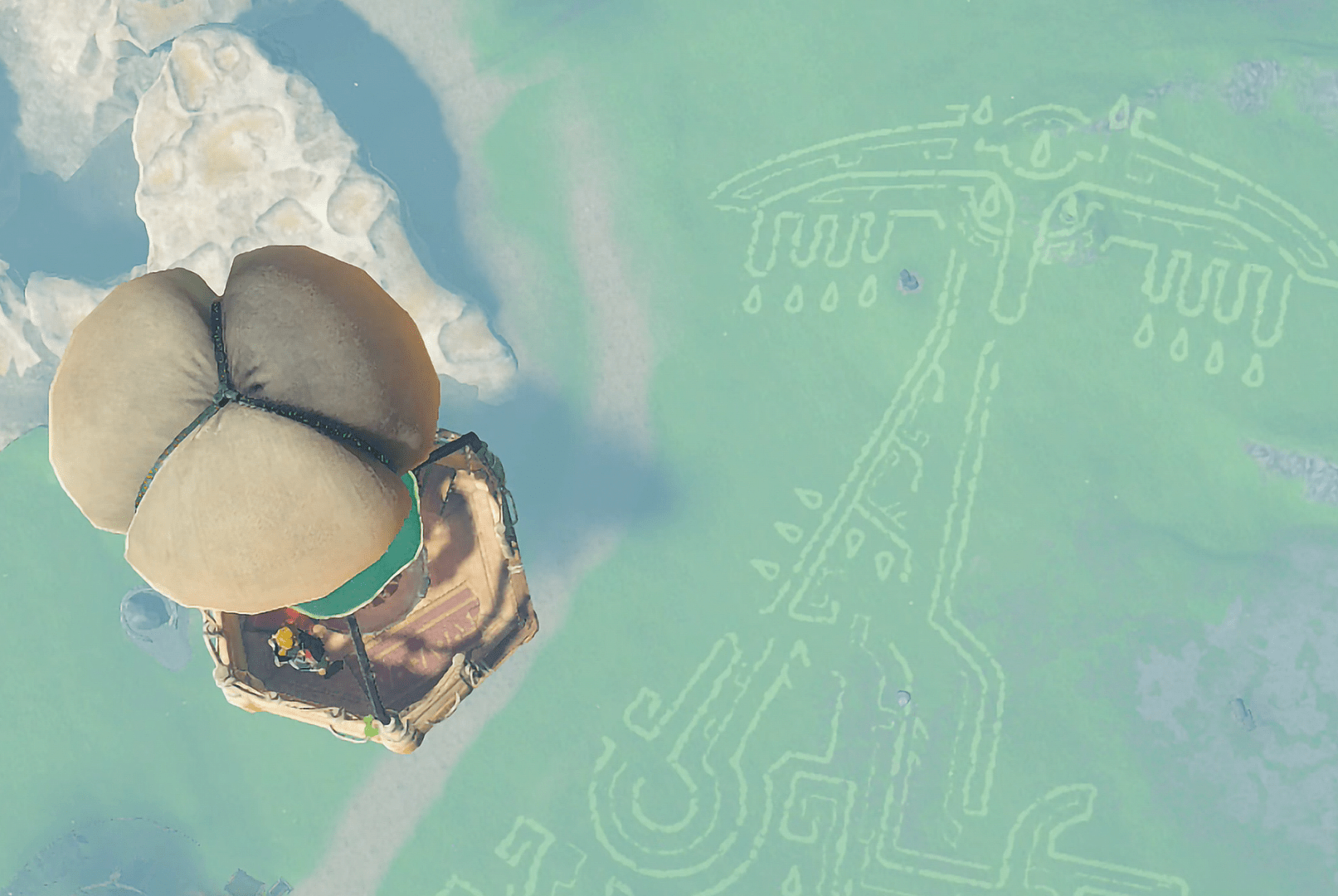 The Dragon’s Tears geoglyph locations in Zelda: Tears of the Kingdom