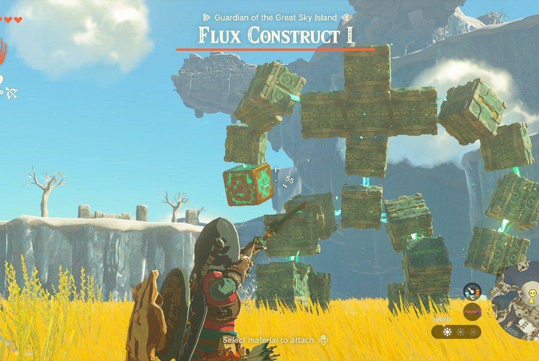 How to beat Flux Constructs, use Flux Construct cores in Zelda: Tears of the Kingdom